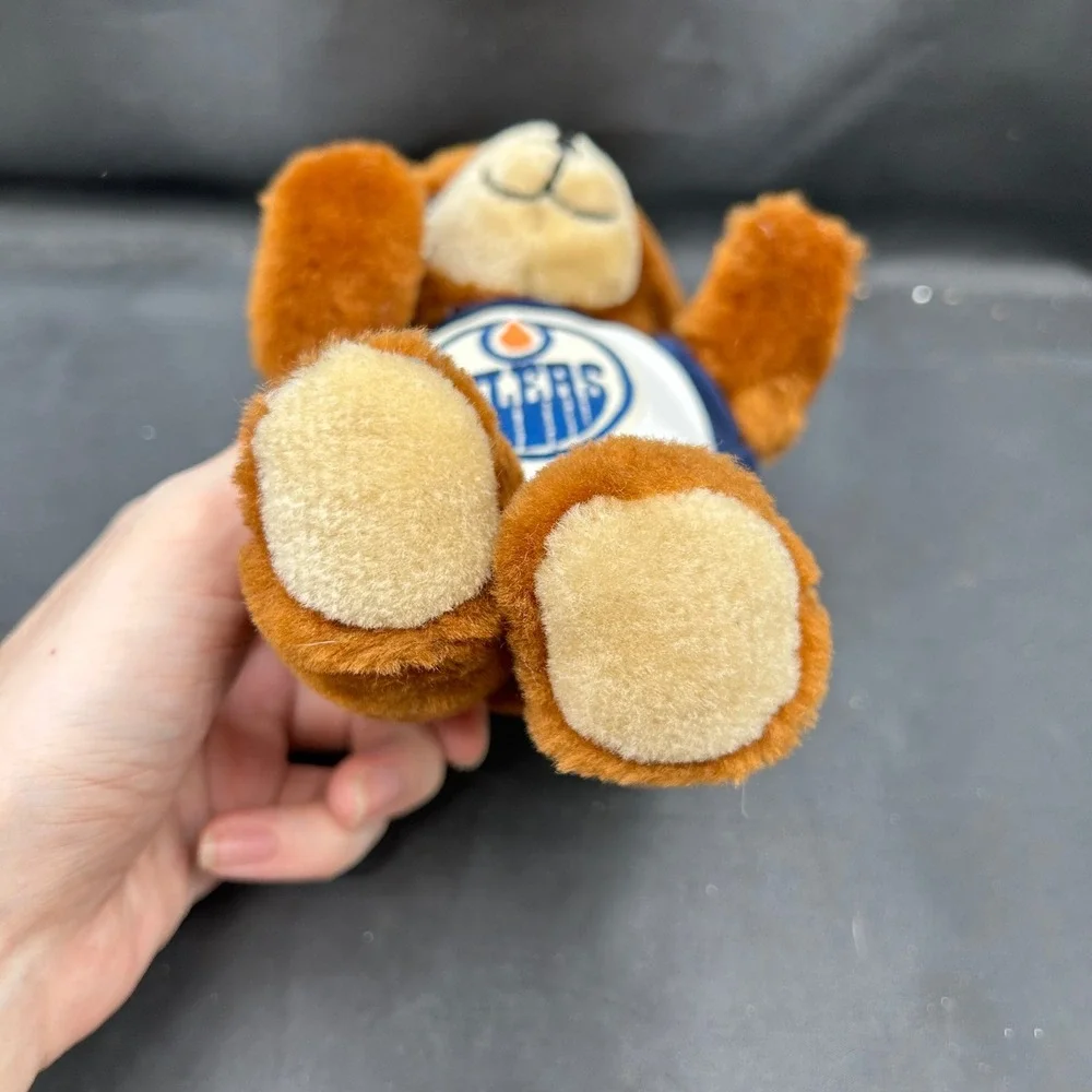 Vintage 1991 Good Stuff Edmonton Oilers‎ NHL Teddy Bear Plush Toy